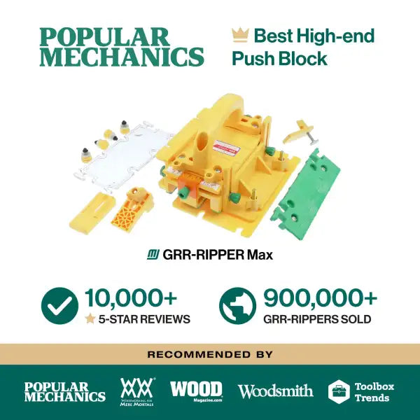 GRR-RIPPER 300Max + Includes NEW SafeRip Kit - PPE The MAX by Microjig represents highest standard in precision