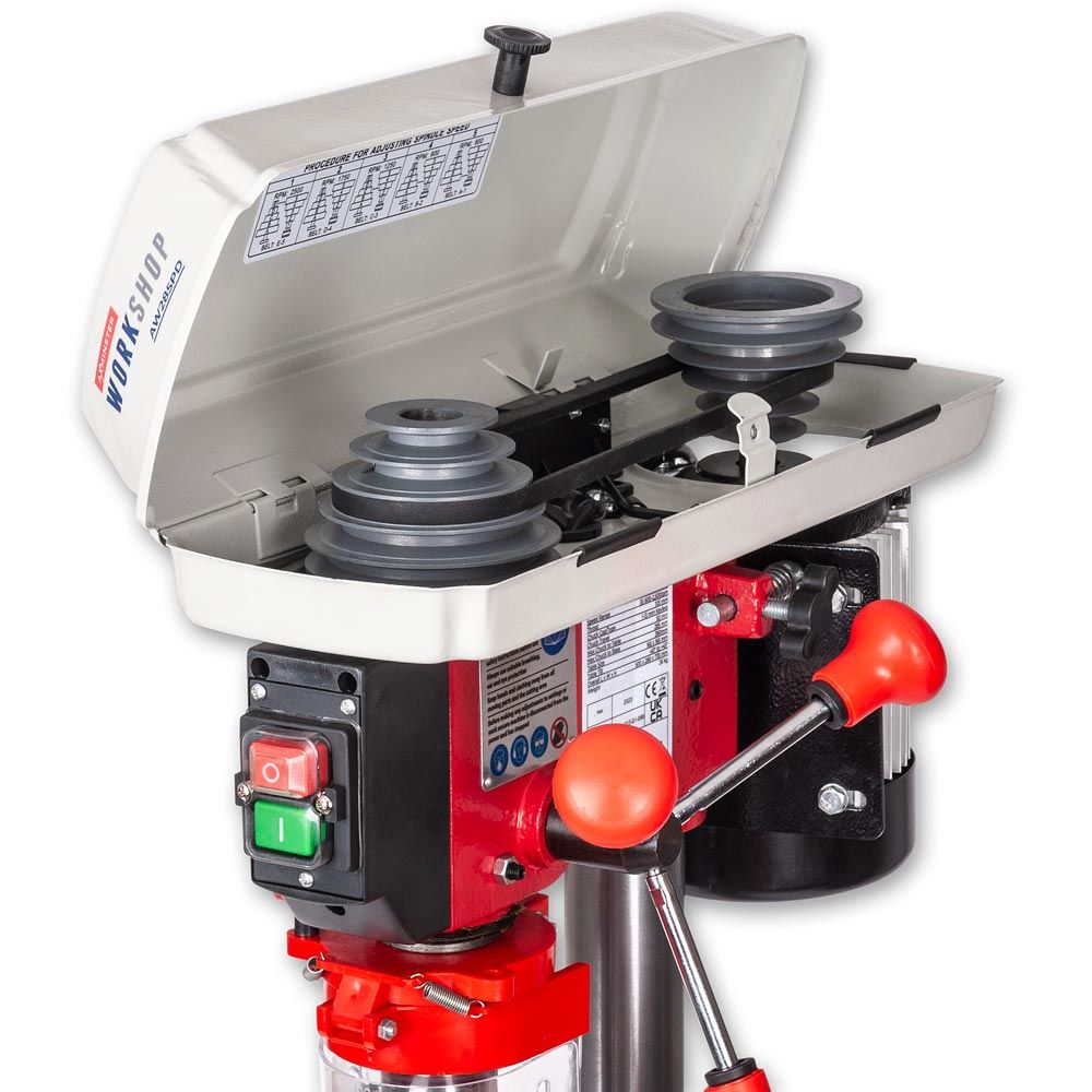 Axminster Workshop AW285PD Bench Pillar Drill - Drills Sturdy cast iron construction, spindle runs in high quality