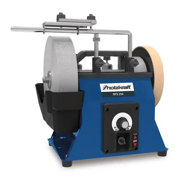 Holzkraft NTS 256 Wet Stone Sharpening system - System For sharpening knives and many other tools Grinding wheel