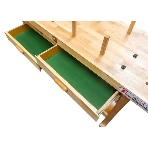 Holzmann WB162L Workbench - Solid wood workbench for different woodworking applications, ideal DIY or professional