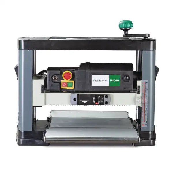 Holzstar DH 330 Bench Thicknesser - Portable thicknessing planer with mm planing width 330x152mm + Foldaway extension