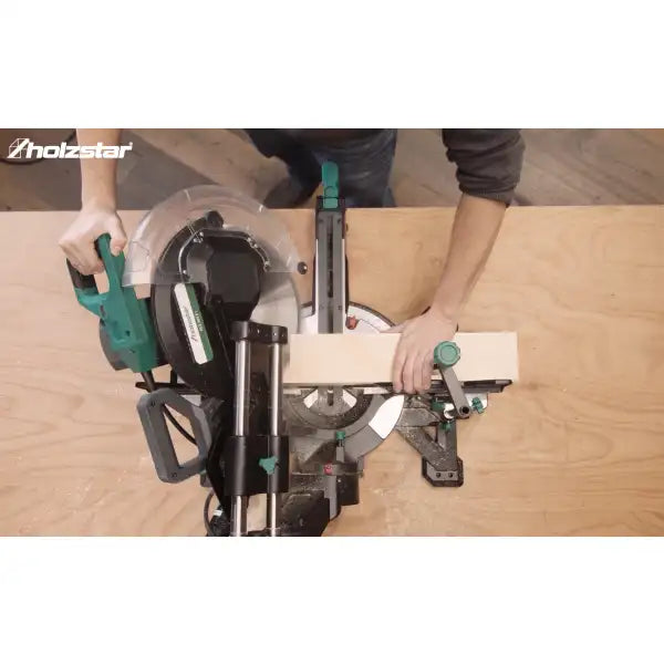 Holzstar KGZ 305 EI 305mm Double bevel sliding crosscut mitre saw + laser - The Holzmann E is a powerful, mobile,