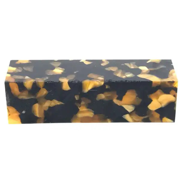 Honey Noire - Kirinite Pen Blank - Blanks The made in Italy from top quality acrylic resin Approx 20mm x 150mm.