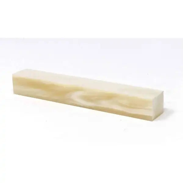 Ivory Pearl - Kirinite Pen Blank - Blanks The made in high quality acrylic from Italy Approx size 20mm x 150mm.