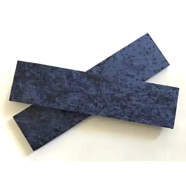 Kirinite Arctic Blue Ice Knife Scales - Set of 2 - Great for bushcraft skills, making hand made knifes etc Available