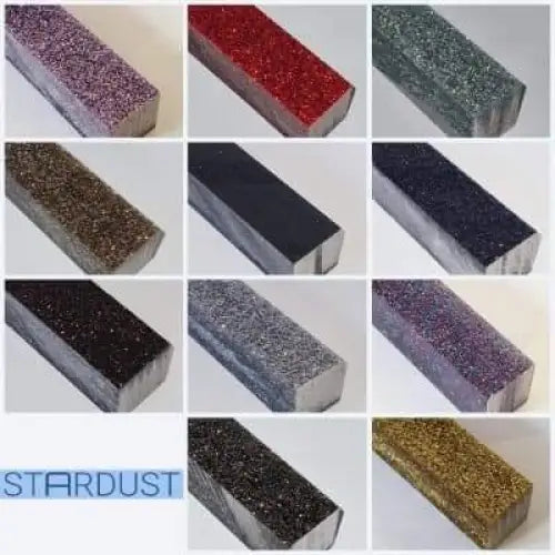 Kirinite Stardust Glitter Pen Blanks - Fast shipping