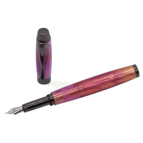 Manager Fountain Pen Kit Gun Metal (New Style) - Kits in Gun plating This is the new style Turning with a streamlined