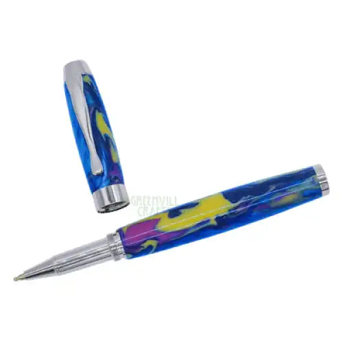 Manager Rollerball Pen Kit Chrome (New Style) - Kits Manager Rollerball in plating This is the new style Turning