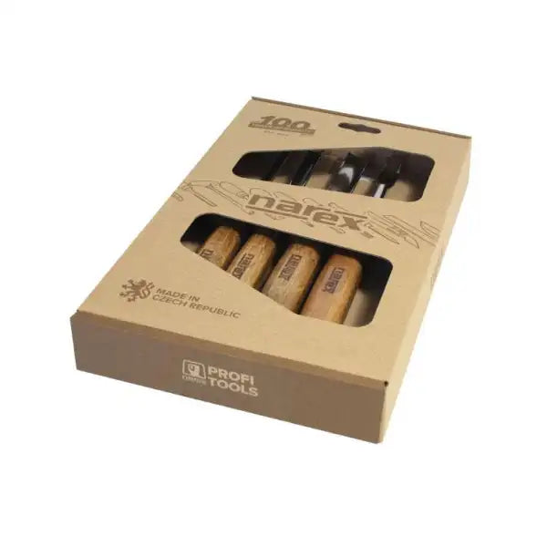 Narex set of carving chisels 4 piece PROFI - The contains following Straight chisel, profile 7 – 826416, 11 826704, 41