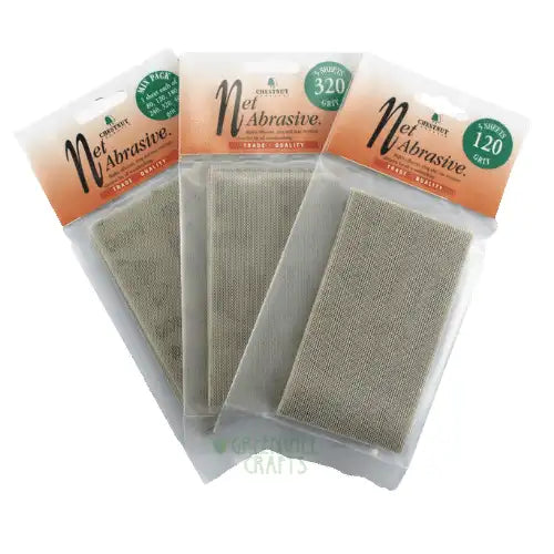Net Abrasive - Chestnut Products - Sanding Accessories These top quality sheets, made in Switzerland, measure 70