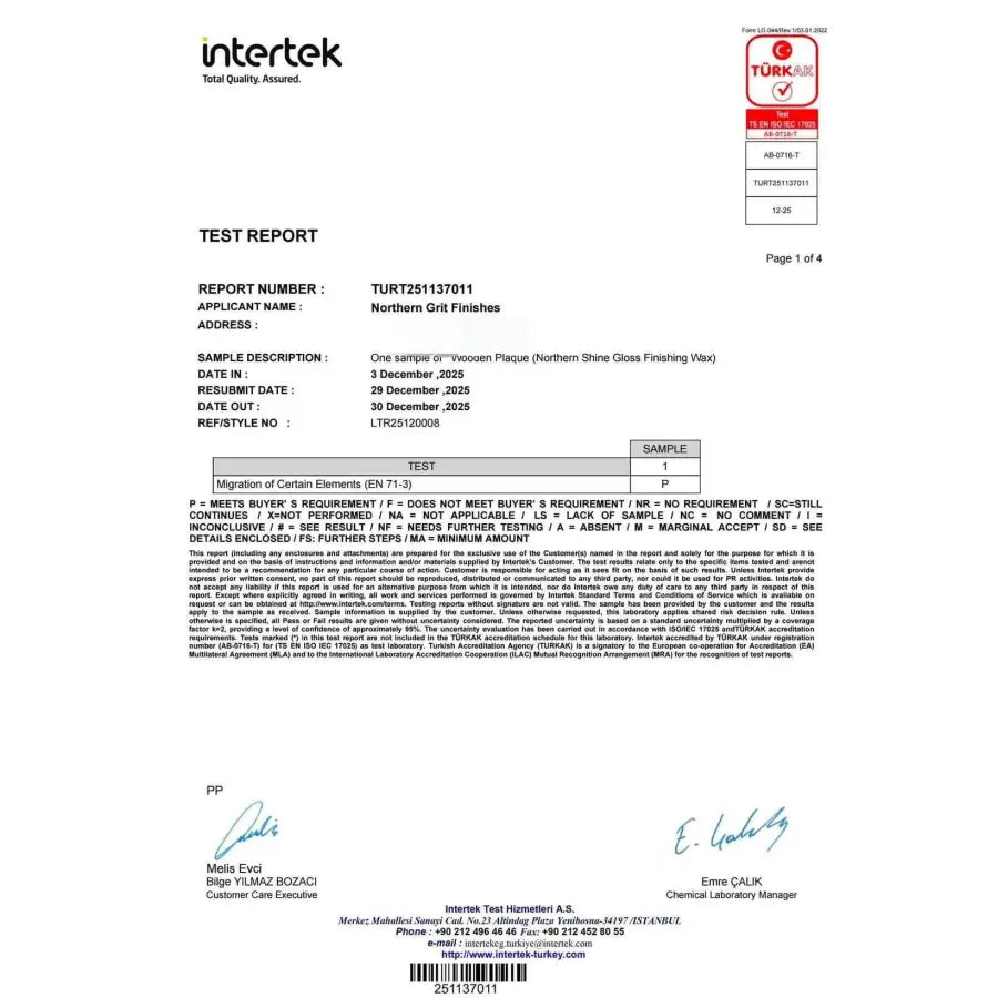 Northern Shine Food & Toy Safe Gloss Finishing Wax - Products - Fast shipping