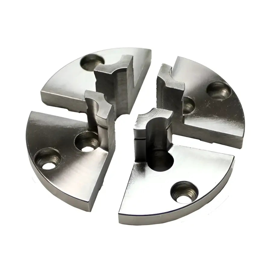 31mm Mini Jaws Mini Spigot Accessory Jaw Set is an accessory for NOVA chucks, designed to expand your range and capacity of your standard NOVA chuck for specific projects and applications. Longer jaws allow for a very powerful spigot grip for smaller work such as lace bobbins. These special 25mm extended jaws are designed to act as a pin chuck, expanding into a pre-bored hole. This is an especially useful holding method for bowls with a free-form edge.