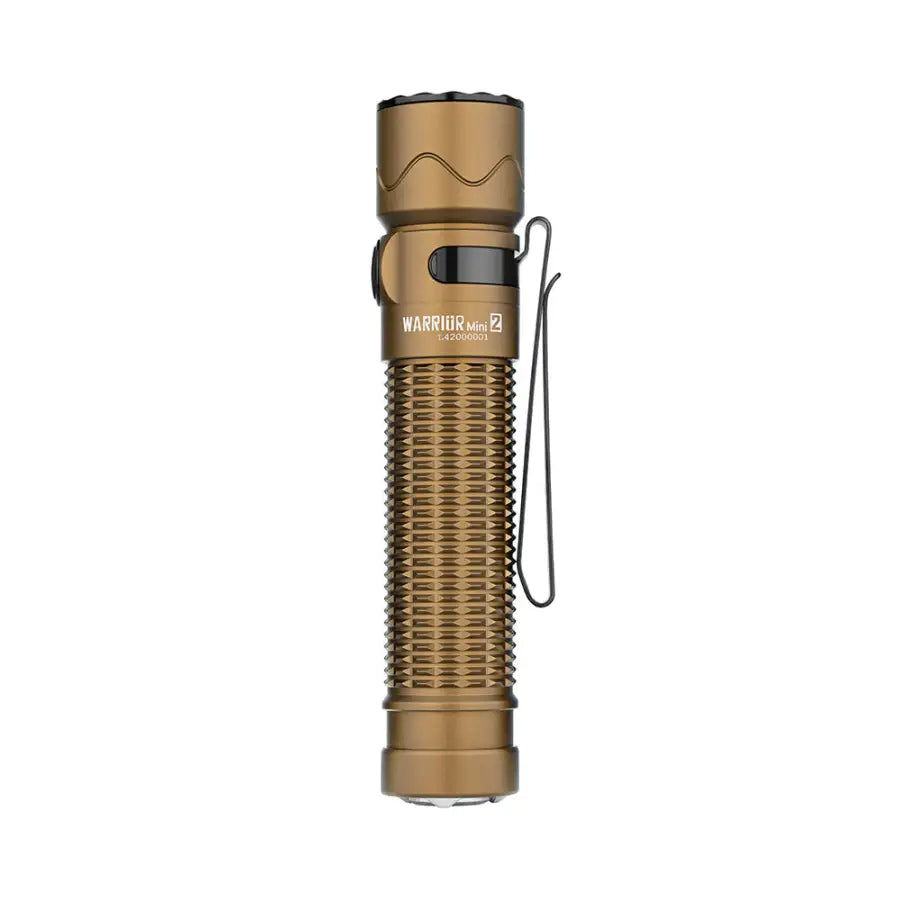 Olight Warrior Mini 2 EDC Torch / Flash Light - Desert Tan - Fast shipping