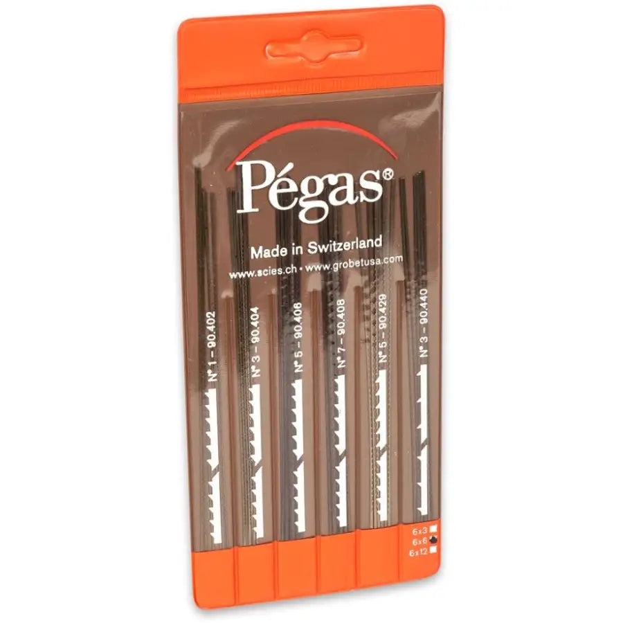 PEGAS WOOD BLADES STARTER PACK OF 36 - Scroll Saw Blades - Fast shipping