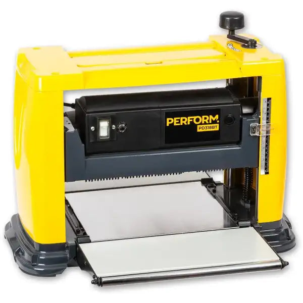 Perform PD318BT Benchtop Thicknesser - Ideal beginner benchtop thicknesser Powerful 1800W motor HSS blades deliver 18,