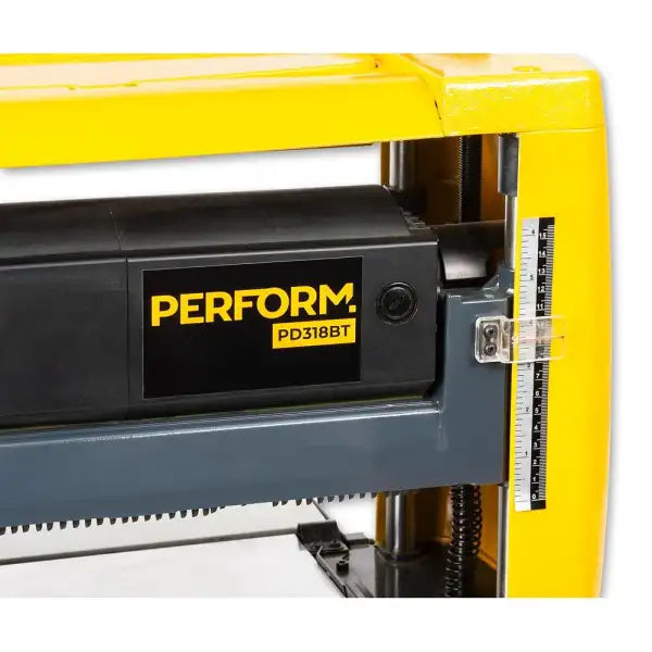 Perform PD318BT Benchtop Thicknesser - Ideal beginner benchtop thicknesser Powerful 1800W motor HSS blades deliver 18,