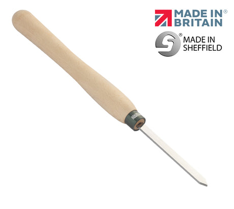 record Power 1/8" Parting Tool (103610) Mainly used for parting the turned workpiece from the waste wood. With the correct technique they can also be used for creating beads and patterns - a truly useful and essential tool.  These tools are manufactured in the UK