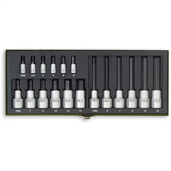 Proxxon 18 Piece Allen Key Socket Set - tool set