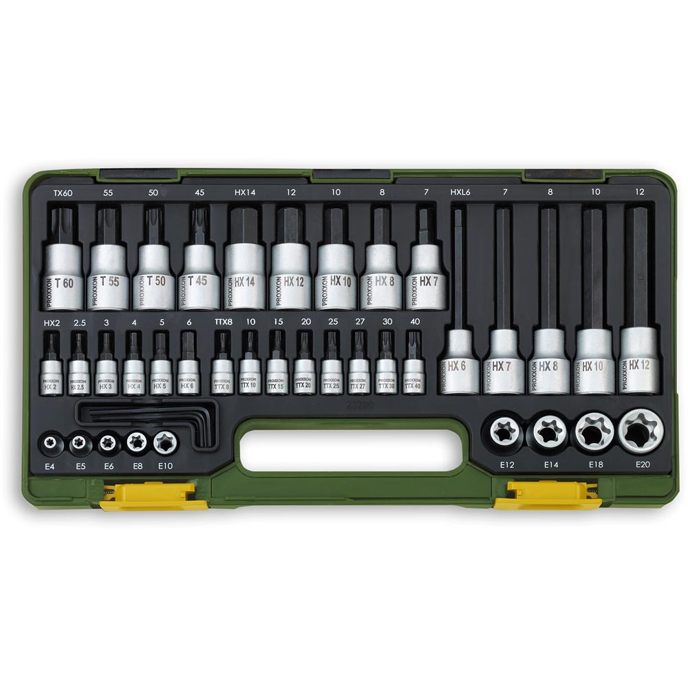 Proxxon 41 Pc Set For Torx & Allen Screws