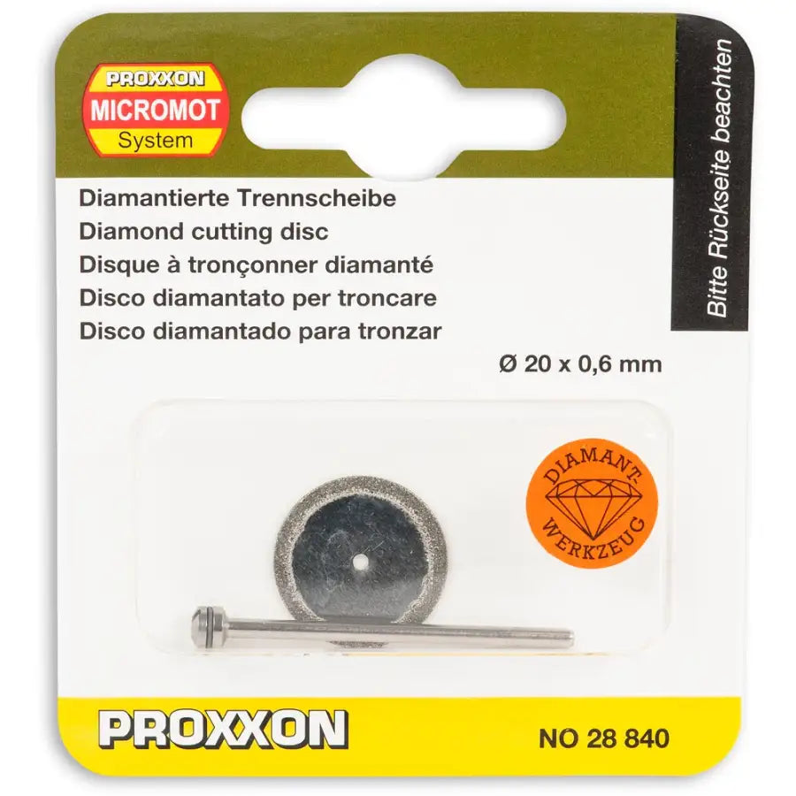 Proxxon Diamond Cutting Disc 20 mm (1 Disc) - Fast shipping