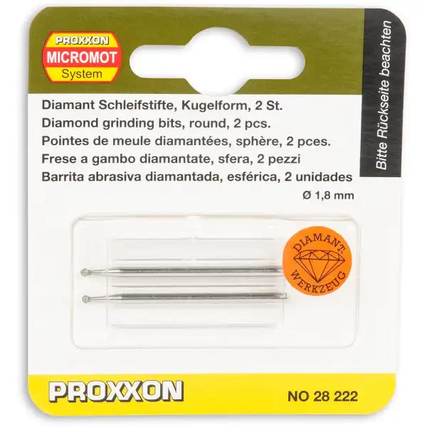 Proxxon Diamond Points 1.8 mm (2 Pack)