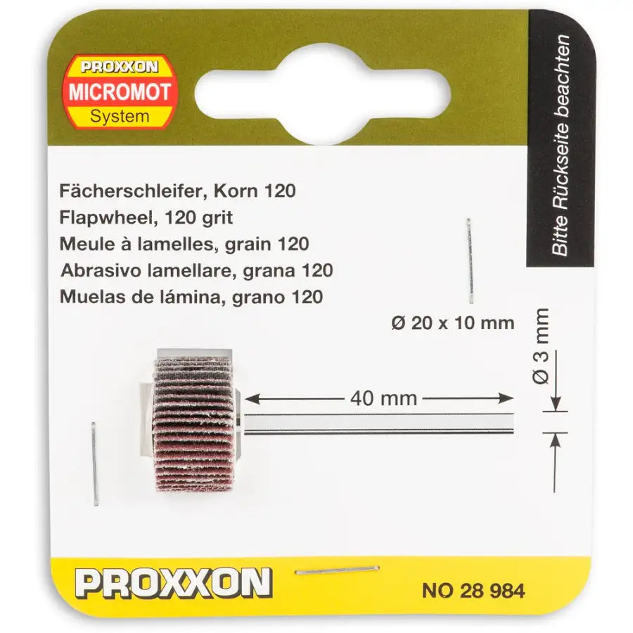 Proxxon Flap Sanding Wheel 20 mm (1 Pack) - Fast shipping