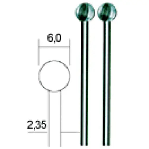 Proxxon High Speed Steel Cutters 6 mm (2 Pack) - Fast shipping