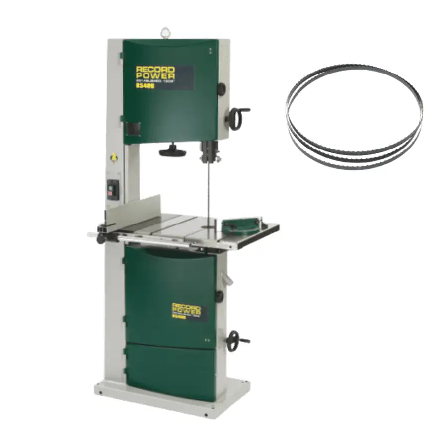 Record Power BS400 Bandsaw 16’’ - 3 Pack Blades - bandsaw - Fast shipping