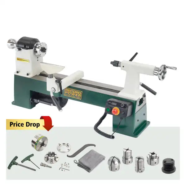 Record Power Pathfinder Lathe + Victory Chuck Summer Package - Lathes The is the ideal starter lathe that delivers