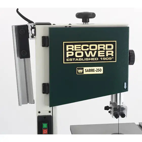 Record Power Sabre 250 10’’ Bandsaw & 3 Pack Blades - Band Saws The BS250 has long been one of Power’s best-selling