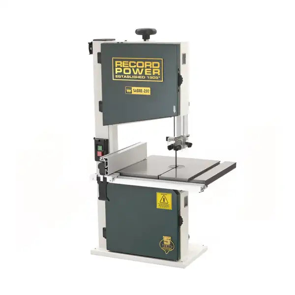 Record Power Sabre 250 10’’ Bandsaw - Band Saws The BS250 has long been one of Power’s best-selling bandsaws