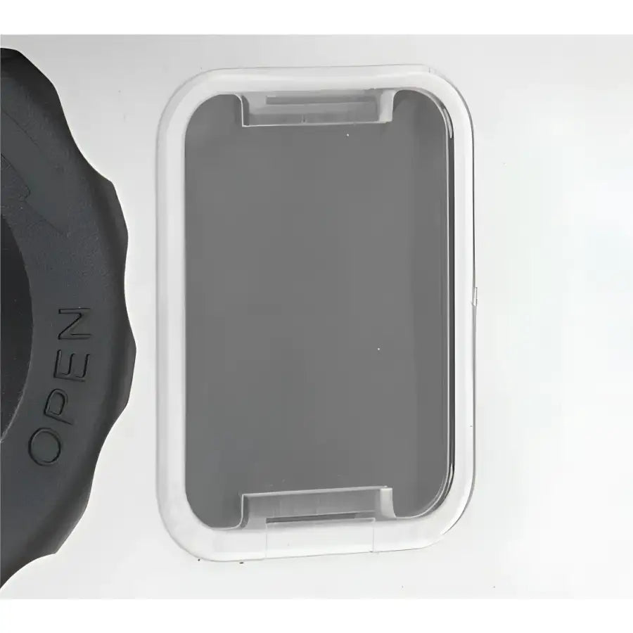 Upper and Lower Inspection Windows for Easy Blade Tracking The inspection windows allow the blade to be seen on the wheel from the side, making blade tracking much easier.