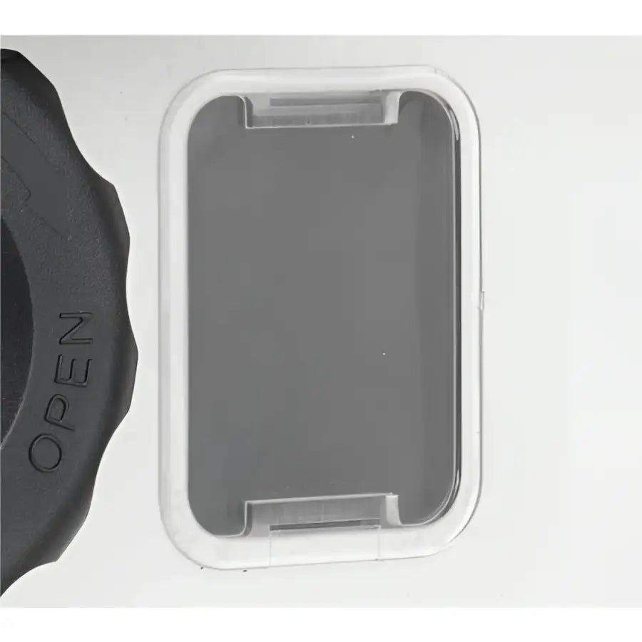 Upper and Lower Inspection Windows for Easy Blade Tracking The inspection windows allow the blade to be seen on the wheel from the side, making blade tracking much easier.