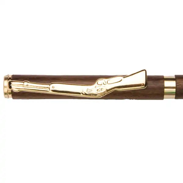 Rifle Pen Clip - Gold - clip to fit the standard 7mm pens.