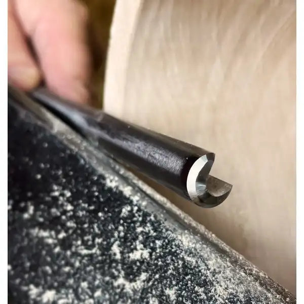 Robert Sorby 1/2’’ Bottom Feeder Bowl Gouge (Unhandled) - Woodturning Tools The new grind is used on the inside