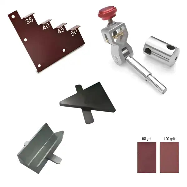Robert Sorby ProEdge Sharpening System - Complete Woodturning Bundle with Premium Jigs - The transforms tool sharpening