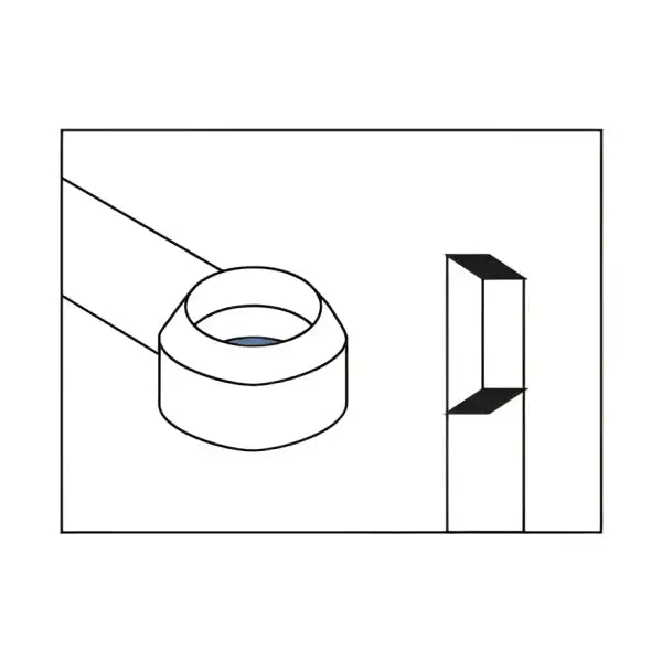 Robert Sorby Ring Tool (845 Unhandled) - Woodturning Tools Designed specifically for end grain hollowing. The dual