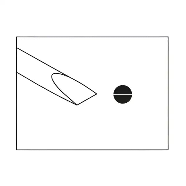 Robert Sorby Round Skew Chisel 1/4’’ - Handled (813H) - Tools Intended for use on spindle work. Lightweight, making