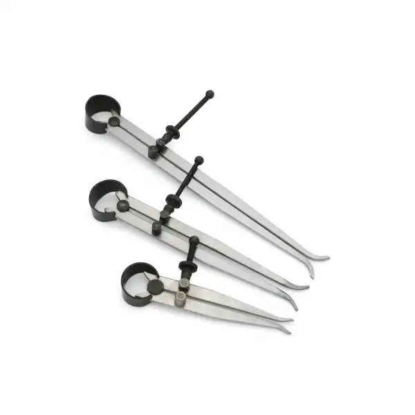 Rotur Inside Spring Calipers - Measuring Tool The are suitable for internal dimensions when turning. Fine adjustments