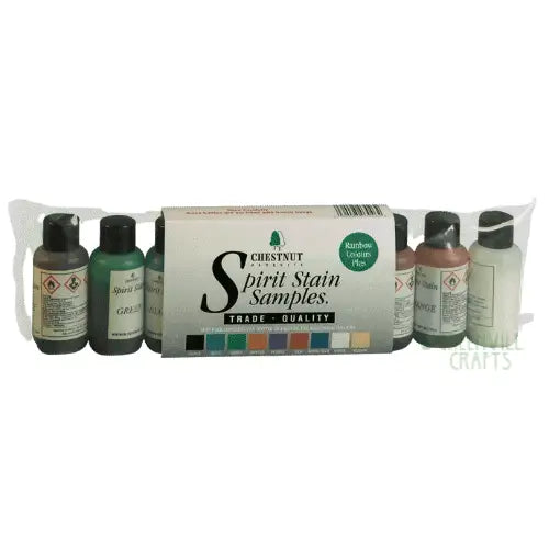 Spirit Stain Kit (Rainbow Colours) - Chestnut Products - Wood Stains & Colours - Fast shipping