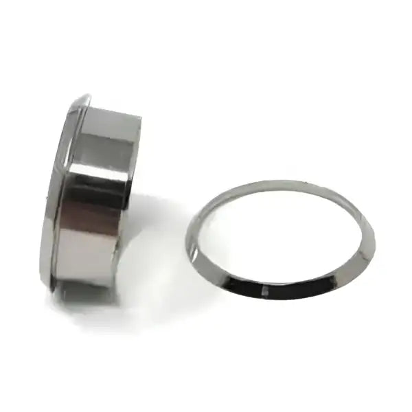 Titanium ring core - Bevelled Edges - 8mm with 5mm insert groove - Ring Cores A top quality bevelled edges. This is 8mm