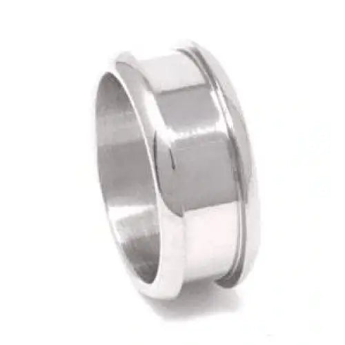 Titanium Ring Core (Bevelled) & Screw fitment (10mm - 6mm groove) - Cores - Fast shipping