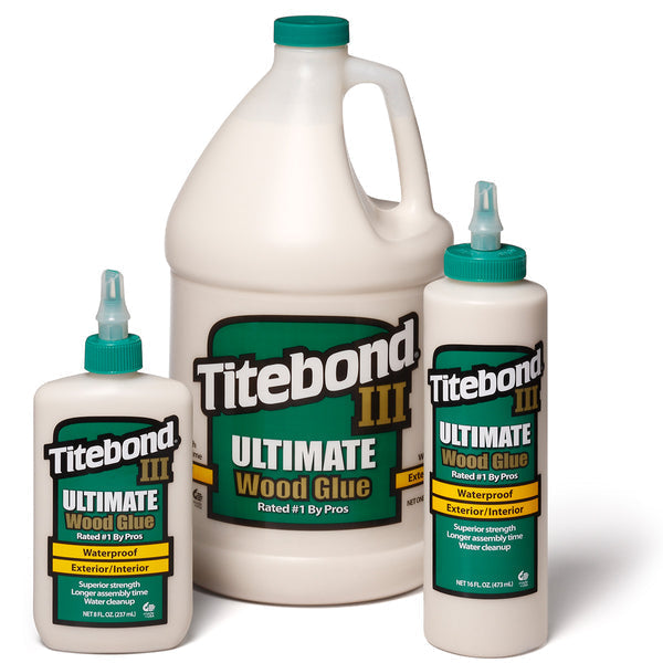 Titebond III Ultimate Wood Glue - & Adhesives Offers the best possible performance in woodworking glues.