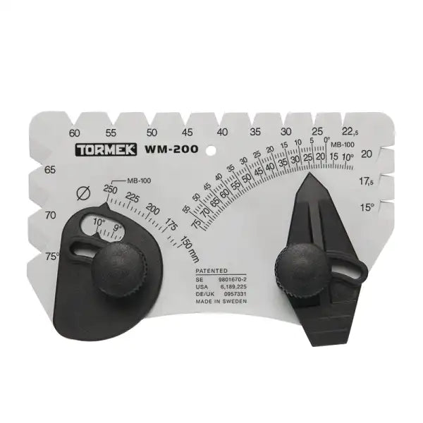 Tormek AngleMaster - WM-200 - Sharpening accessories The has several smart features. You can use it to set the jig