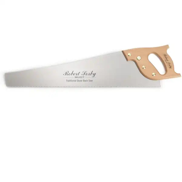 Traditional Skew Back Handsaw 24’’ x 7 tpi - Robert Sorby Select - Saw This from features universal, resharpenable,