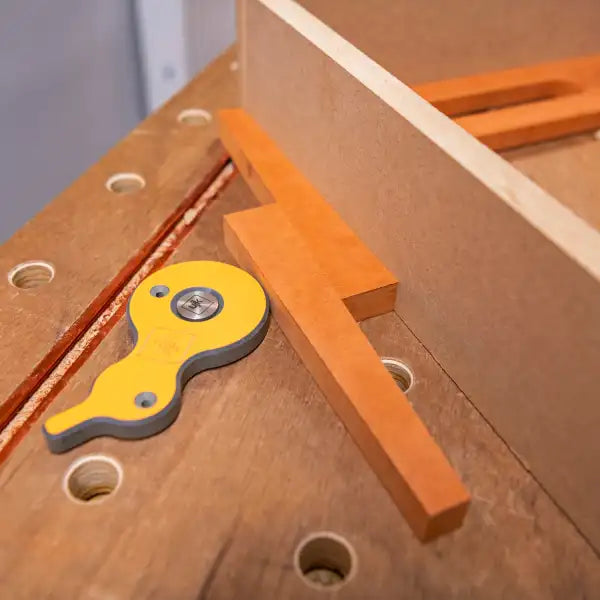 UJK Cam & Wedge Clamping Set - MFT Parf Guide System Clamps workpieces without obstructing the work surface includes