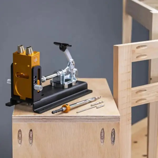 UJK Pocket Hole Jig Mk II Kit - Joinery Redesigned bushes for compatibility with the Drill Bushes manufactured