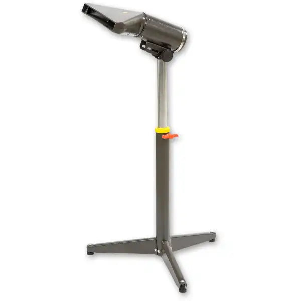 VARIABLE HEIGHT EXTRACTOR STAND - Axminster Tools - Dust extraction Accessories A simple hood mounted on an adjustable,