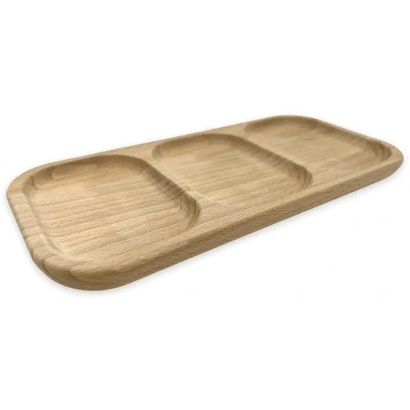 Wooden Tray with Compartments - Pyrography - Fast shipping