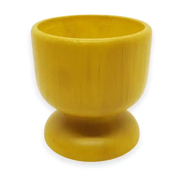 Yellow Egg Cup - Painting Projects - Paint your own egg cup! Stained cups, suitable for painting and embellishing.